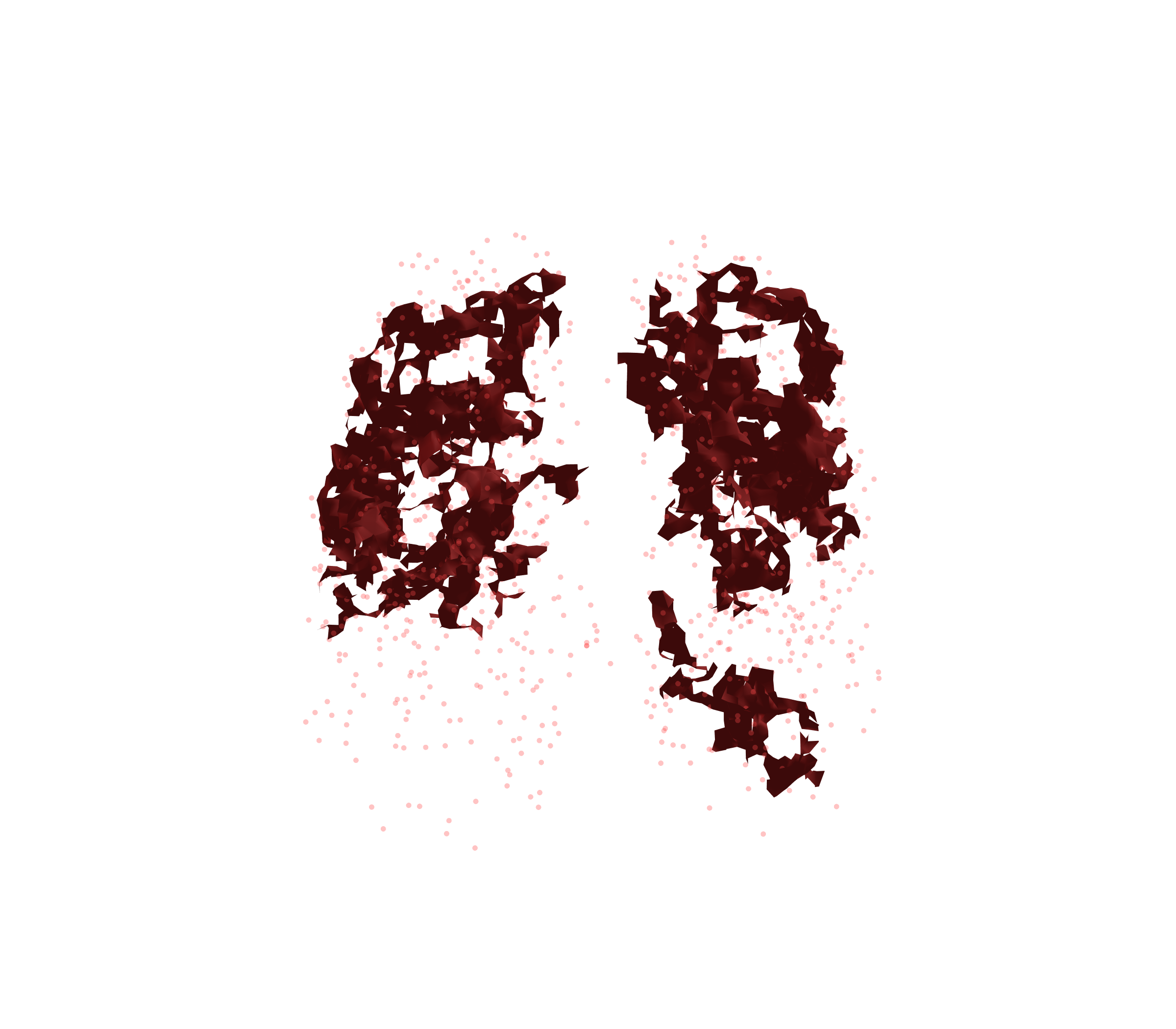 Combined Visualization (Expiration) - Front View