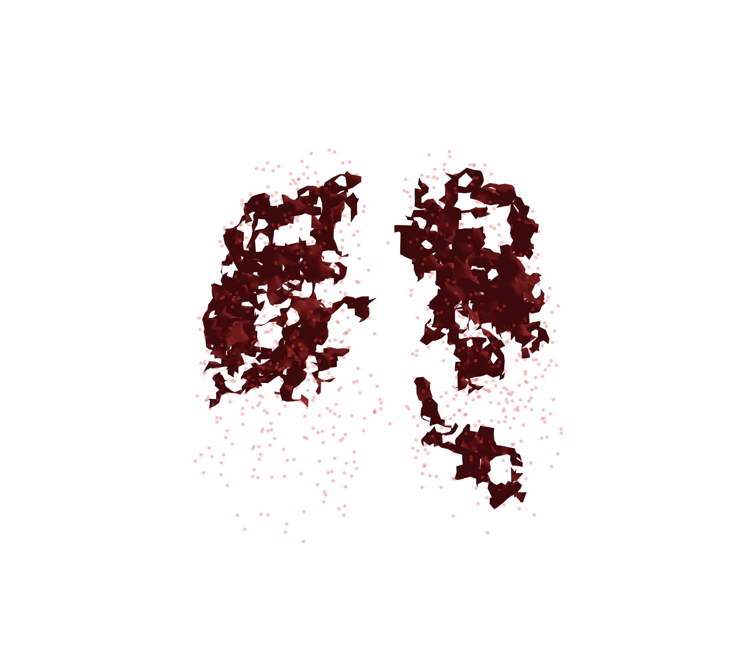 Combined Visualization (Expiration) - Front View